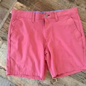 johnnie-O Coral Flat Front Men's Shorts